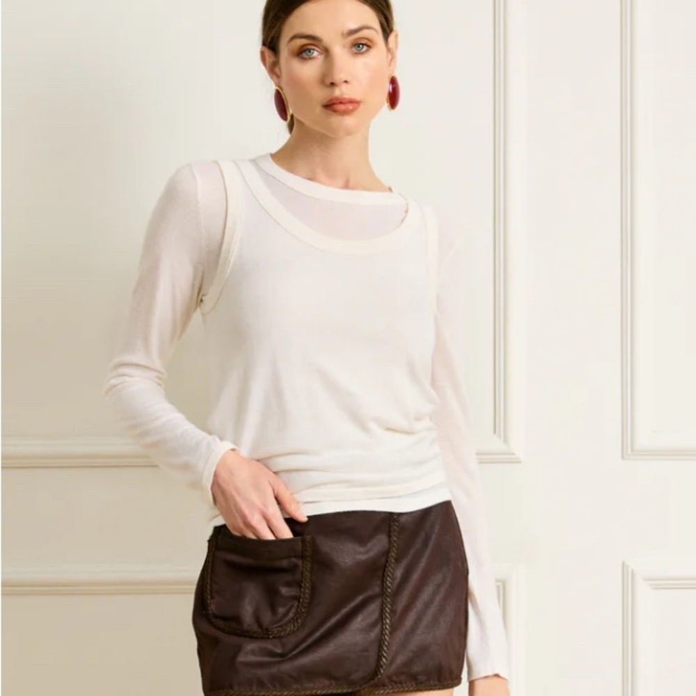 Line and Dot Double Layer Top S